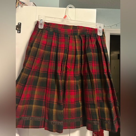 Vintage Plaid Skirt - Picture 2 of 3